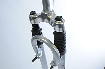 Amazon | サスペンションフォーク 700C シルバー 22.2mm